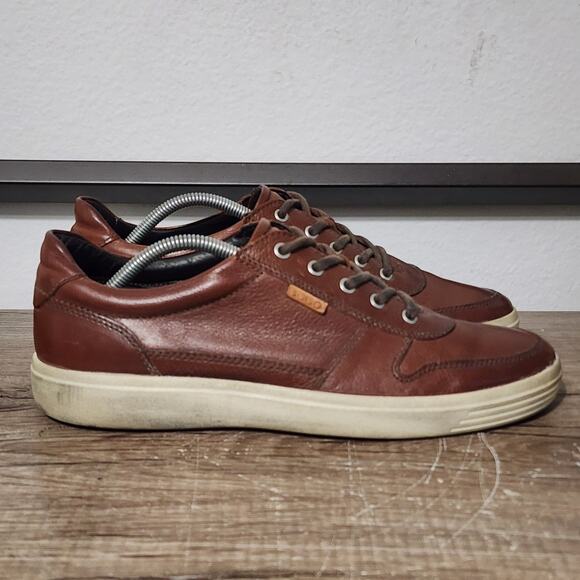 Ecco Soft 7 Retro Men\'s Casual Comfort Shoes Sneakers Size 45 (11-11.5) Brown main image 8